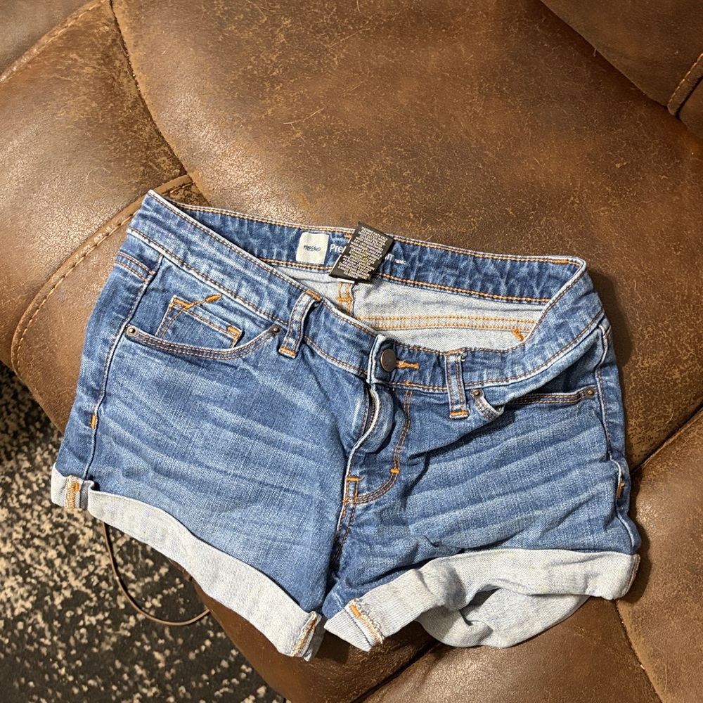 Blue Denim Shorts